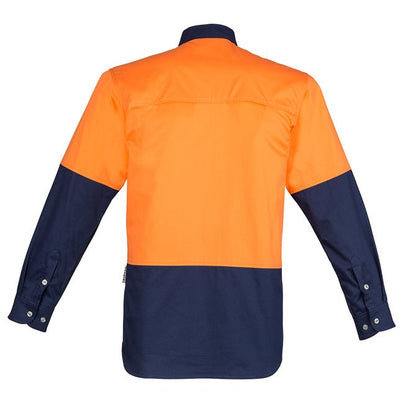 Syzmik ZW122 Mens HiVis Spliced Industrial Shirt