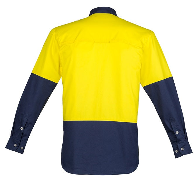 Syzmik ZW122 Mens HiVis Spliced Industrial Shirt