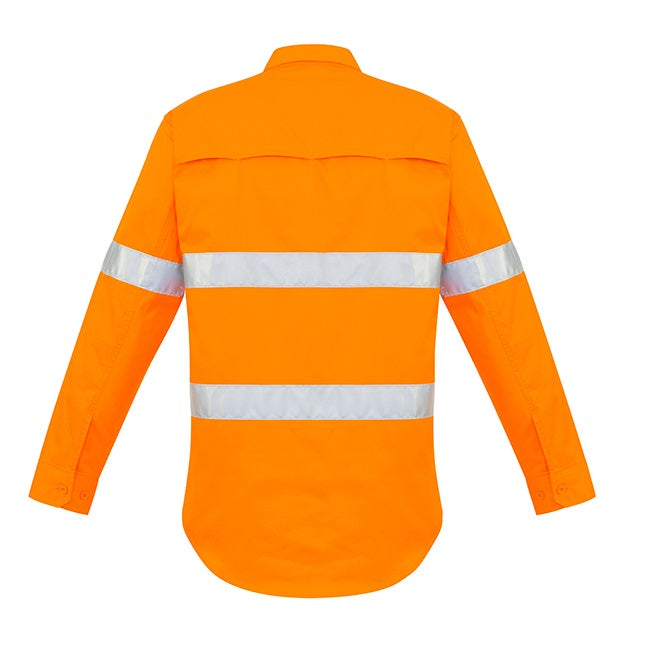 Syzmik ZW640 Mens HiVis Hoop Taped Shirt
