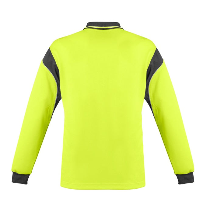 Syzmik ZH249 Mens HiVis Aztec L/S Polo