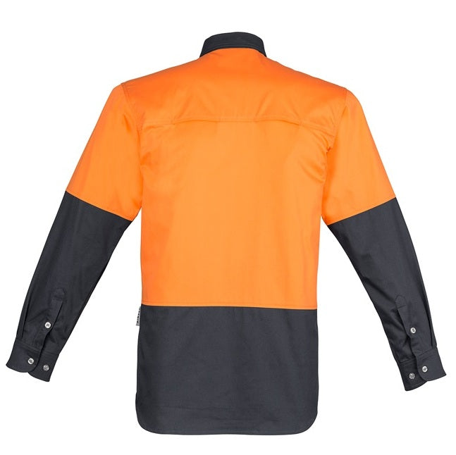 Syzmik ZW122 Mens HiVis Spliced Industrial Shirt
