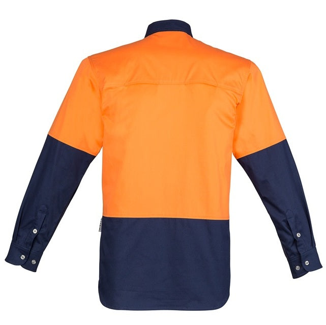 Syzmik ZW122 Mens HiVis Spliced Industrial Shirt