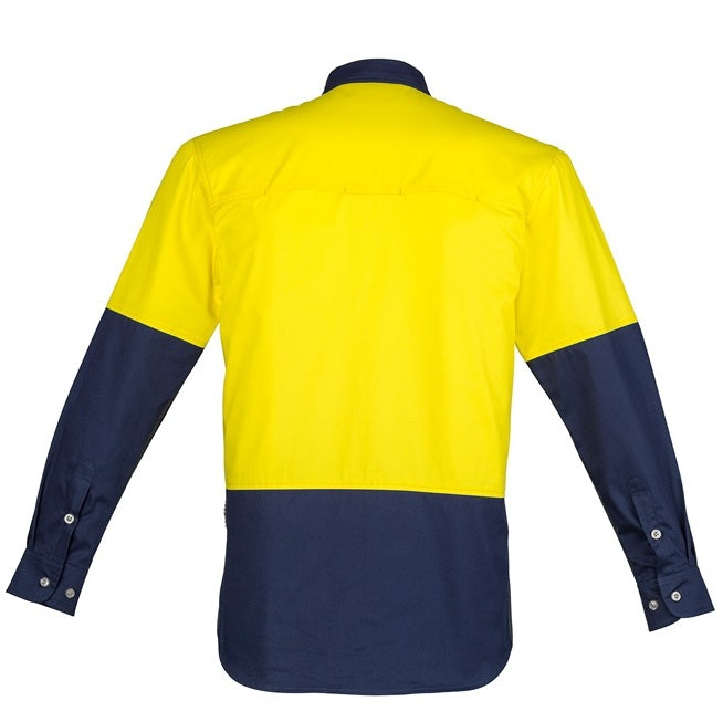 Syzmik ZW122 Mens HiVis Spliced Industrial Shirt