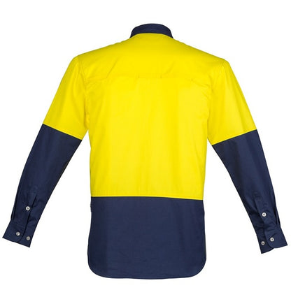 Syzmik ZW122 Mens HiVis Spliced Industrial Shirt