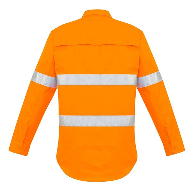 Syzmik ZW640 Mens HiVis Hoop Taped Shirt