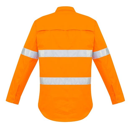 Syzmik ZW640 Mens HiVis Hoop Taped Shirt