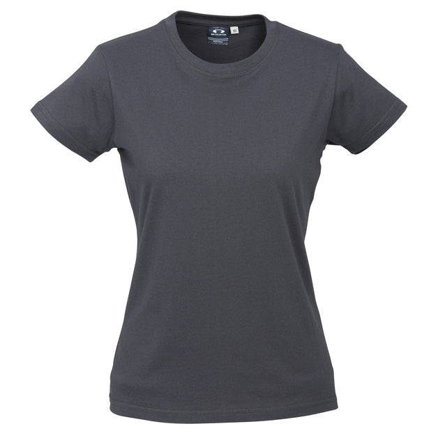 Biz Collection T10022 Ladies Ice Tee Charcoal