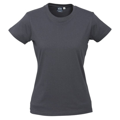 Biz Collection T10022 Ladies Ice Tee Charcoal