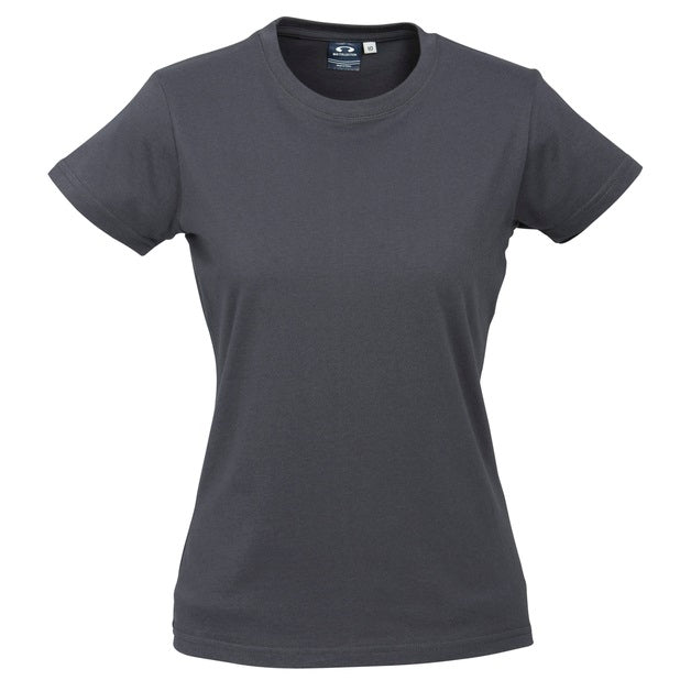 Biz Collection T10022 Ladies Ice Tee - Charcoal - Alternative Front View