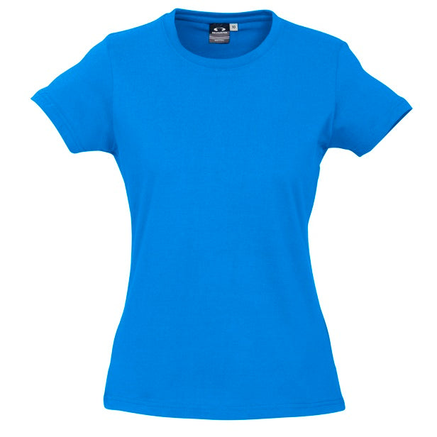 Biz Collection T10022 Ladies Ice Tee - Cyan - Alternative Front View