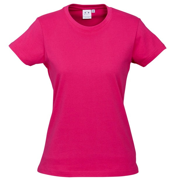 Biz Collection T10022 Ladies Ice Tee - Fuchsia - Alternative Front View
