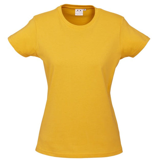 Biz Collection T10022 Ladies Ice Tee Gold