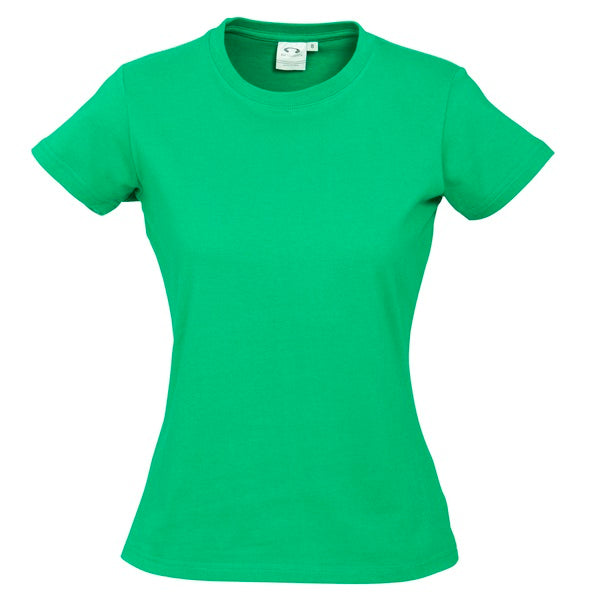 Biz Collection T10022 Ladies Ice Tee - Neon Green - Alternative Front View