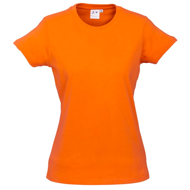 Biz Collection T10022 Ladies Ice Tee - Orange - Alternative Front View