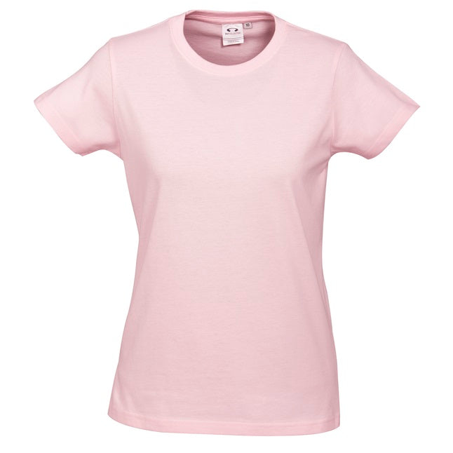 Biz Collection T10022 Ladies Ice Tee - Pink - Alternative Front View