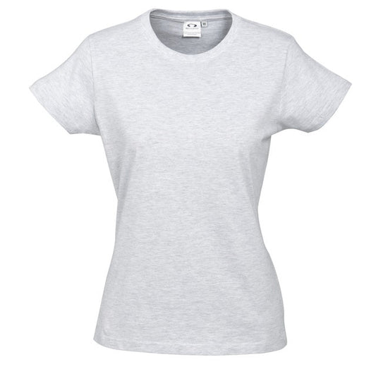 Biz Collection T10022 Ladies Ice Tee Snow Marle