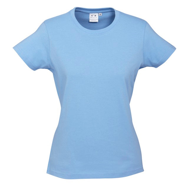 Biz Collection T10022 Ladies Ice Tee - Spring Blue - Alternative Front View