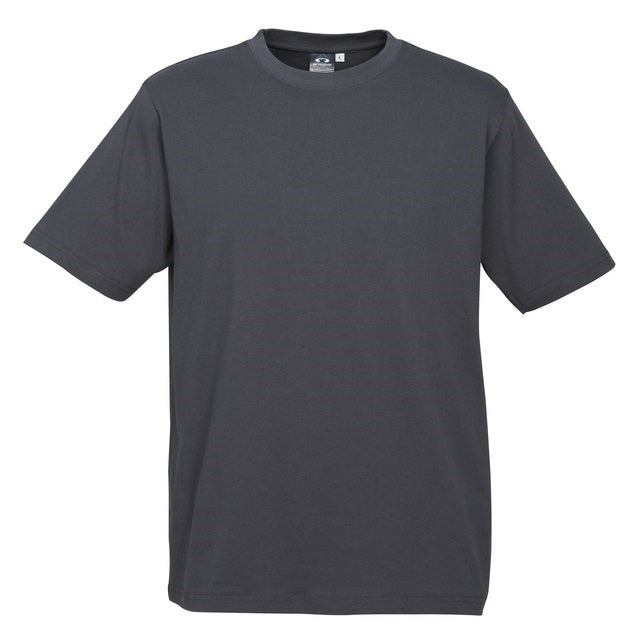 Biz Collection T10012 Men's Ice Tee Charcoal