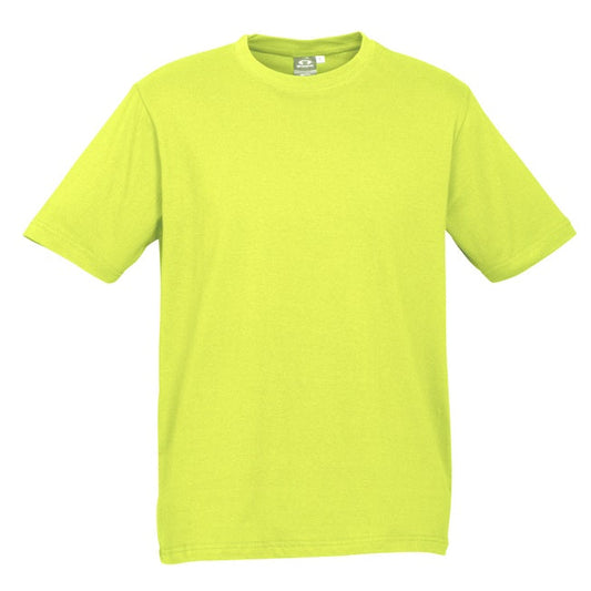 Biz Collection T10032 Kids Ice Tee Fluro Yellow Lime