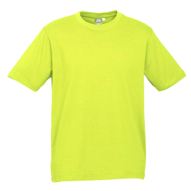 Biz Collection T10032 Kids Ice Tee - Fluoro Yellow/Lime - Alternative Front View