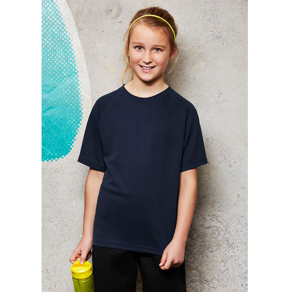 Biz Collection T301KS Kids Sprint Tee - Navy - Lifestyle