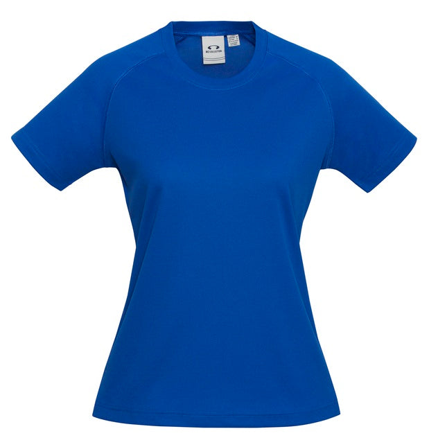 Biz Collection T301LS Ladies Sprint Tee - Royal - Alternative Front View