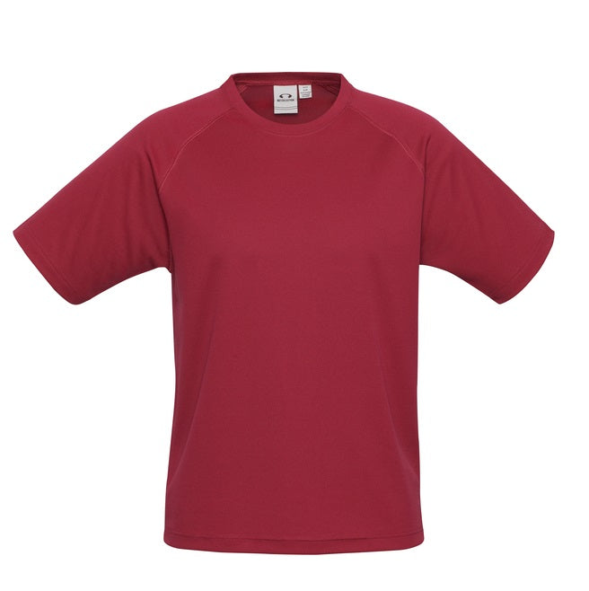 Biz Collection T301MS Mens Sprint Tee - Red - Front View