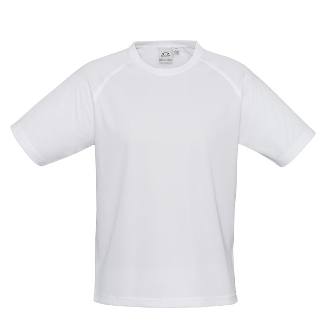Biz Collection T301KS Kids Sprint Tee - White - Alternative Front View
