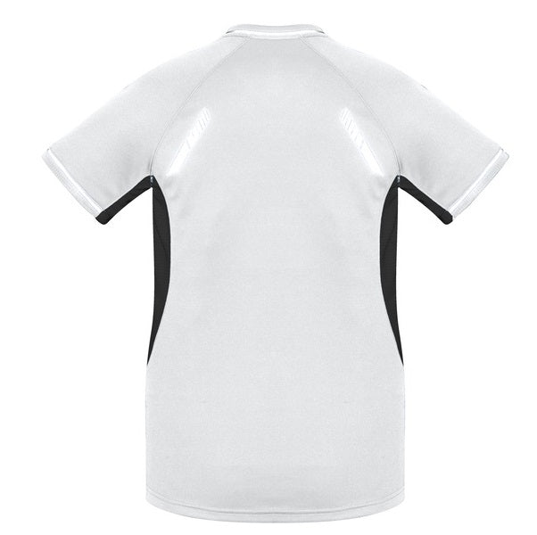 Biz Collection T701LS Ladies Renegade Tee White/Black/Silver