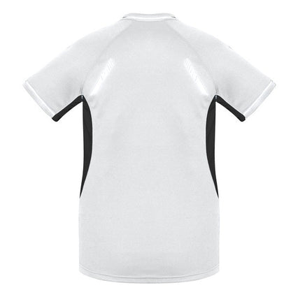 Biz Collection T701LS Ladies Renegade Tee White/Black/Silver