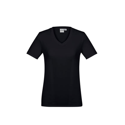 Biz Collection T800LS Ladies Aero Tee Solid Black