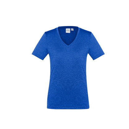 Biz Collection T800LS Ladies Aero Tee Electric Blue
