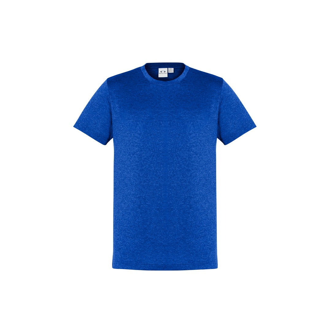 Biz Collection T800MS Mens Aero Tee - Electric Blue - Alternative Front View
