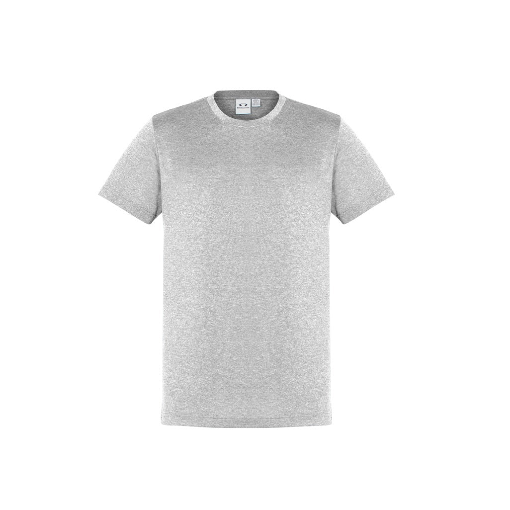 Biz Collection T800MS Mens Aero Tee - Silver - Alternative Front View