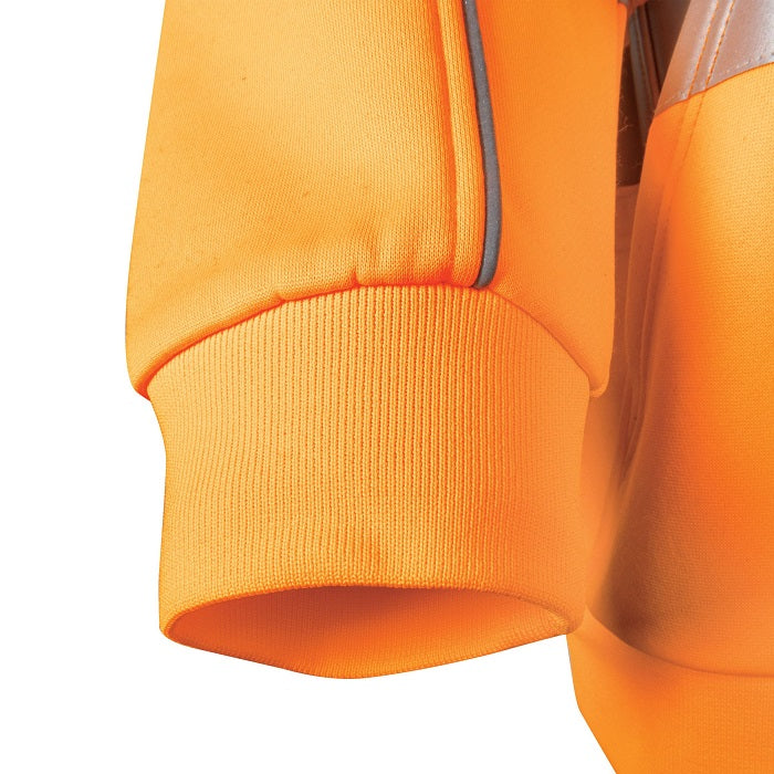 TRu Workwear TF1959T5 Fleece Hoodie With Reflective Tape - NSW Rail