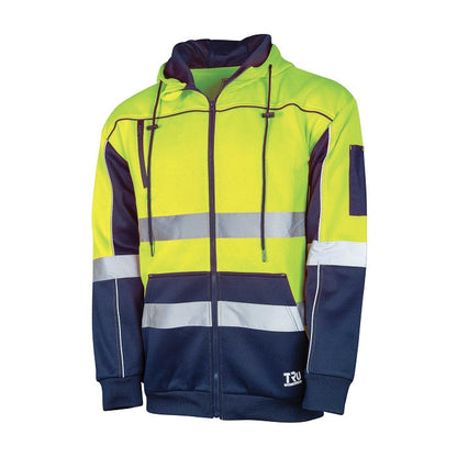 TRu Workwear TF2959T1 Two-Tone Fleece Hoodie With Reflective Tape