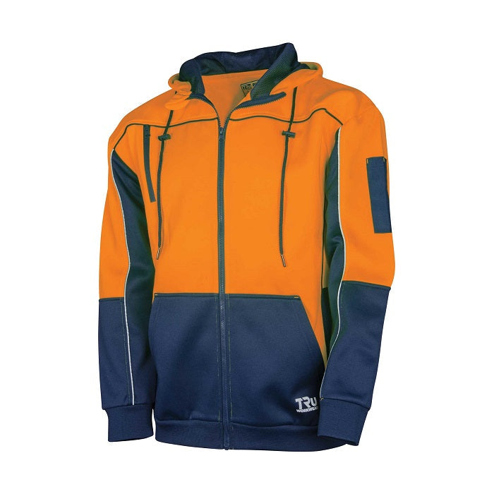 TRu Workwear TF2959 Two-Tone Fleece Hoodie