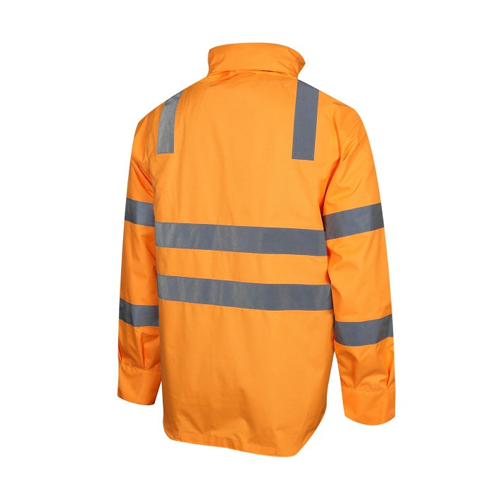 TRu Workwear TJ1910T4 4 In 1 Polyester Oxford Jacket With Reflective Tape - VIC Rail