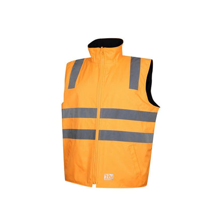 TRu Workwear TJ1910T4 4 In 1 Polyester Oxford Jacket With Reflective Tape - VIC Rail