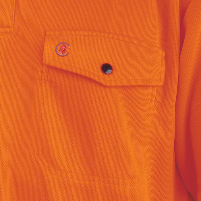 TRu Workwear TSW2415T1 Womens Recycled Anti-Microbial Micromesh S/S Two Tone Hi-Vis Polo Shirt W/ Segmented Tape