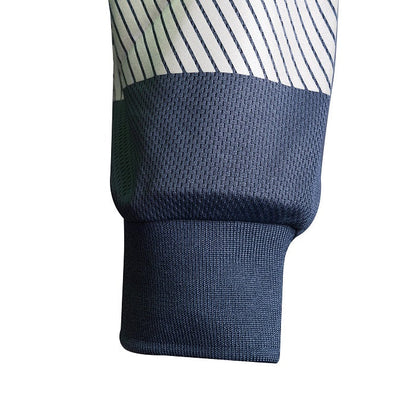 Tru Workwear TS2425T1 Recycled Anti-Microbial Micromesh L/S Two Tone Hi-Vis Polo Shirt With Segmented Tape