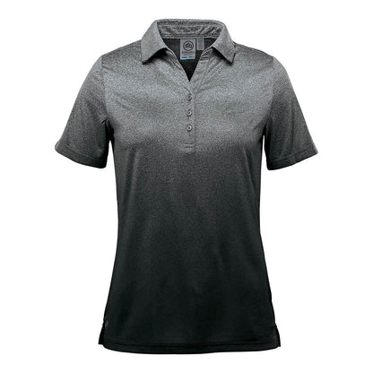 Stormtech TXR-1W Women's Mirage Polo - Grey/Black - Front View