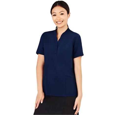 Biz Care CS949LS Ladies Plain SS Tunic