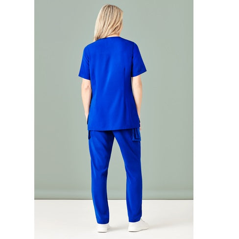 Bizcare CSP943LL Womens Multi-Pocket Slim Leg Scrub Pants