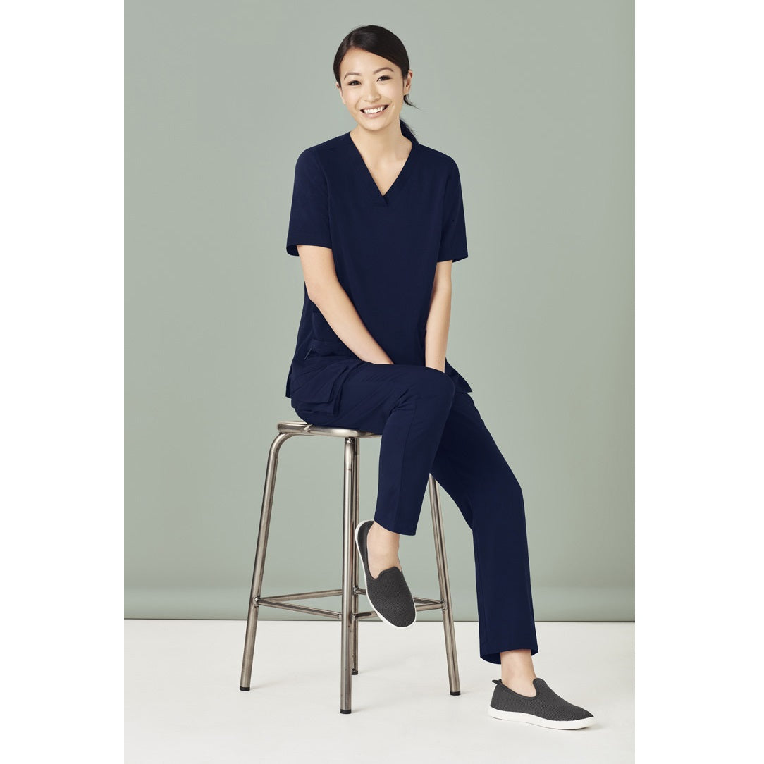 Bizcare CSP943LL Womens Multi-Pocket Slim Leg Scrub Pants