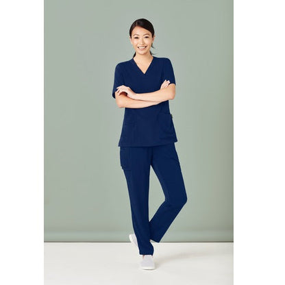 Bizcare CSP943LL Womens Multi-Pocket Slim Leg Scrub Pants