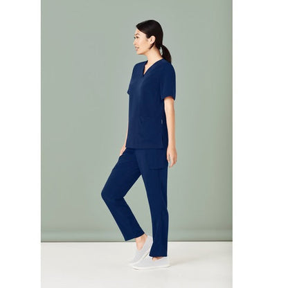 Bizcare CSP943LL Womens Multi-Pocket Slim Leg Scrub Pants