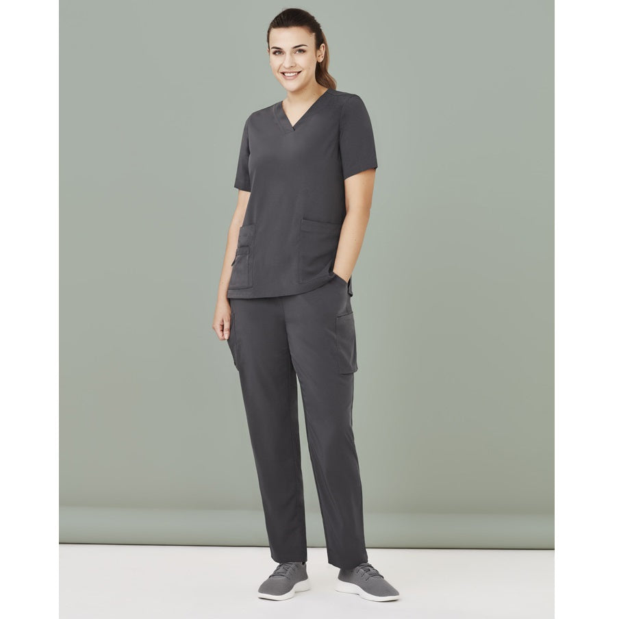 Bizcare CSP944LL Womens Multi-Pocket Straight Leg Pant