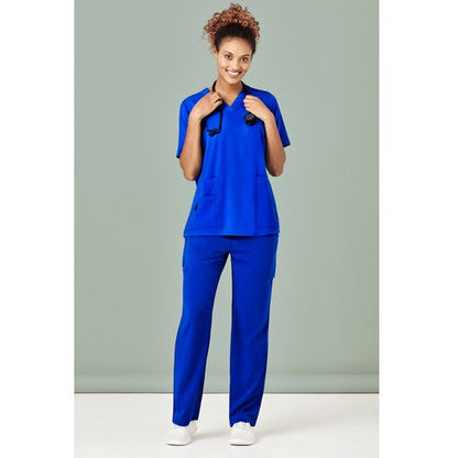 Bizcare CSP944LL Womens Multi-Pocket Straight Leg Pant