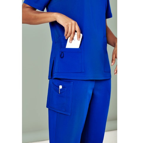 Bizcare CSP944LL Womens Multi-Pocket Straight Leg Pant